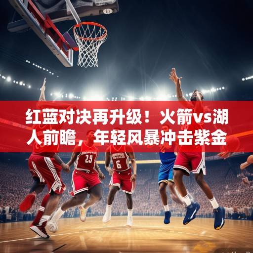 红蓝对决再升级！火箭vs湖人前瞻，年轻风暴冲击紫金王朝，3大看点定胜负