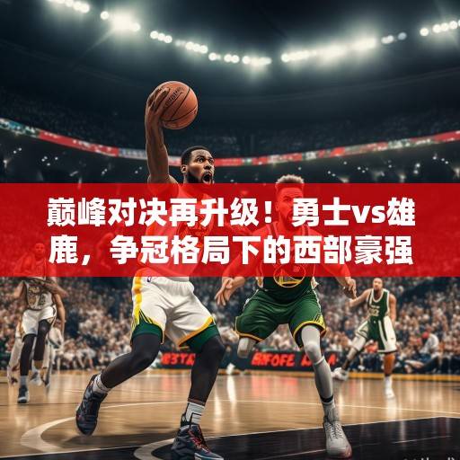 巅峰对决再升级！勇士vs雄鹿，争冠格局下的西部豪强冲击东部王座，巅峰对决，勇士冲击雄鹿东部王座