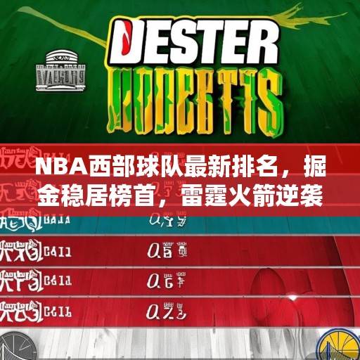 NBA西部球队最新排名，掘金稳居榜首，雷霆火箭逆袭，湖人勇士处境微妙，NBA西部最新排名，掘金领跑，雷霆火箭逆袭，湖人勇士处境微妙