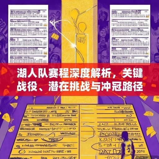 湖人队赛程深度解析,关键战役、潜在挑战与冲冠路径展望,湖人冲冠之路,赛程解析、挑战与关键战役展望 湖人队赛程深度解析,关键战役、潜在挑战与冲冠路径展望,湖人冲冠之路,赛程解析、挑战与关键战役展望