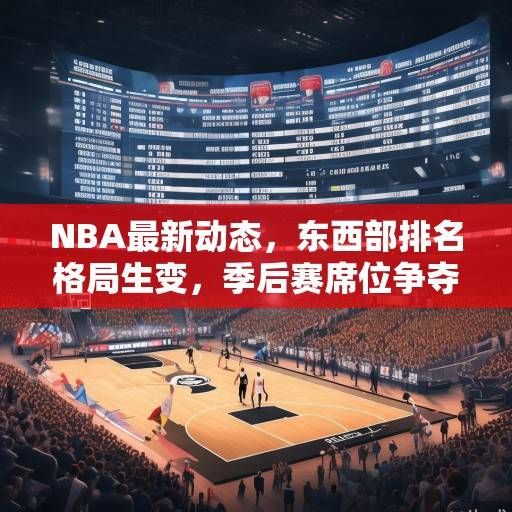 NBA最新动态，东西部排名格局生变，季后赛席位争夺白热化，NBA东西部排名生变，季后赛席位争夺白热化