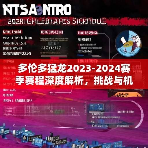 多伦多猛龙2023-2024赛季赛程深度解析，挑战与机遇并存的征程，猛龙2023-24赛季，挑战与机遇并存的征程