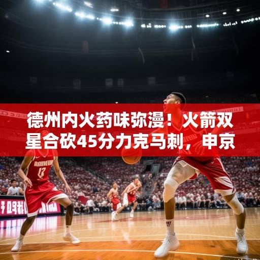德州内火药味弥漫！火箭双星合砍45分力克马刺，申京19+10引领青年军崛起，火箭双星45分力克马刺，申京引领青年军崛起