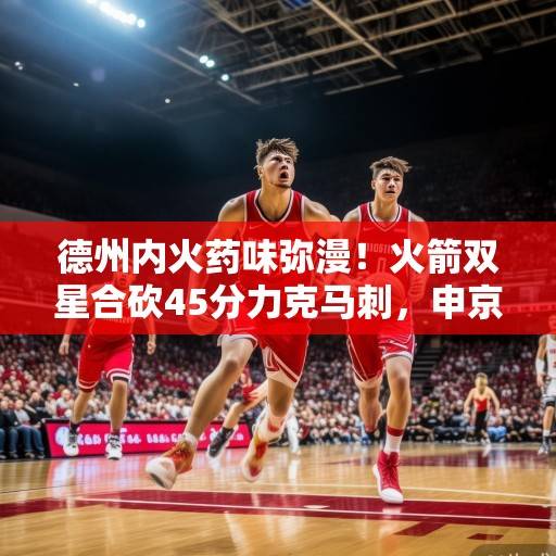 德州内火药味弥漫！火箭双星合砍45分力克马刺，申京19+10引领青年军崛起，火箭双星45分力克马刺，申京引领青年军崛起