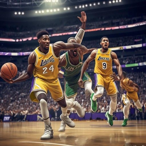 NBA湖人队员的赛场风云