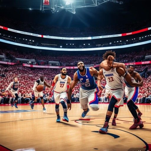 NBA快船vs火箭，炸裂对决！