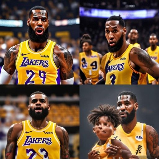 湖人队球员图片太顶了！