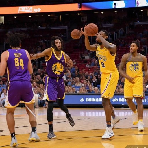 NBA夏联勇士湖人，神仙打架！