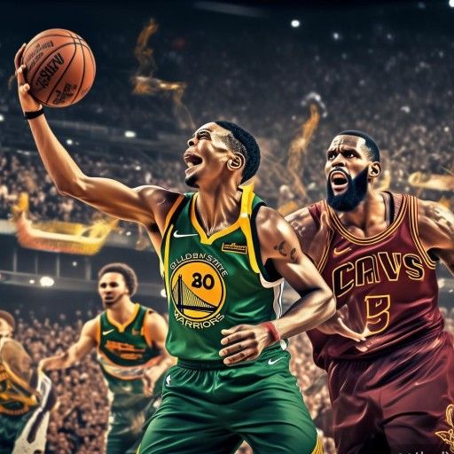 NBA骑士对勇士总决赛，史诗级对决！