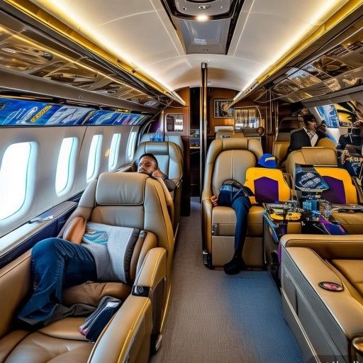 NBA球队飞机，移动的家