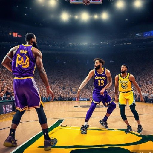 NBA直播湖人vs勇士，炸裂对决！