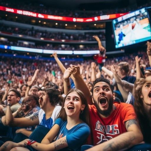 NBA球队球迷，爱恨交织的狂欢