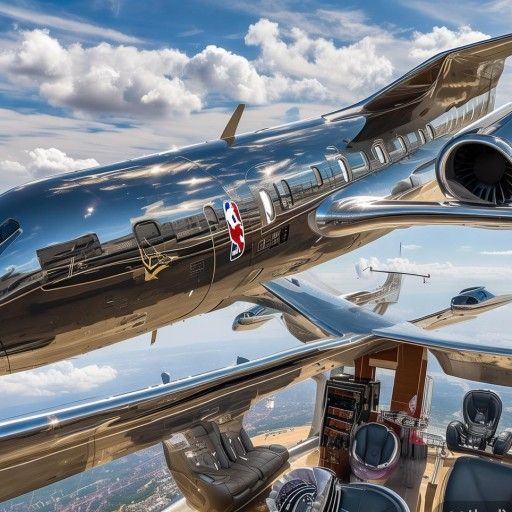 NBA球星飞机，帅炸了！