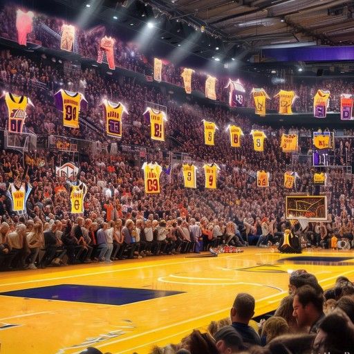 湖人队退役球衣号码，传奇永不褪色！