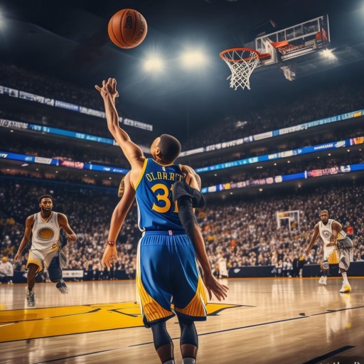 NBA勇士的比赛录像，太上头了！