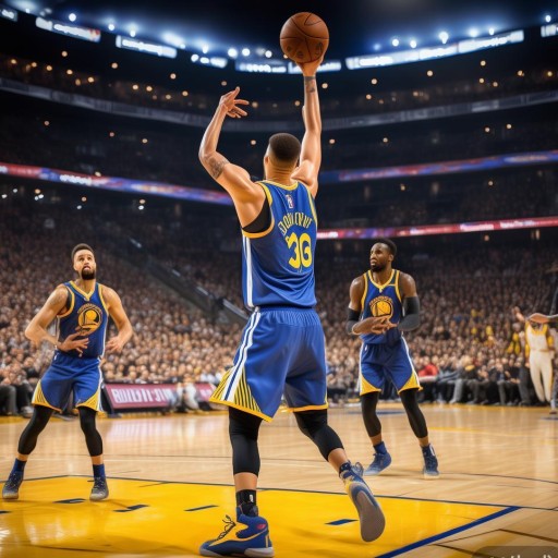 NBA勇士的比赛录像，太上头了！