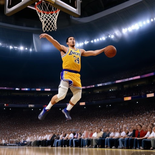 孙悦在湖人队打球视频到底啥水平？