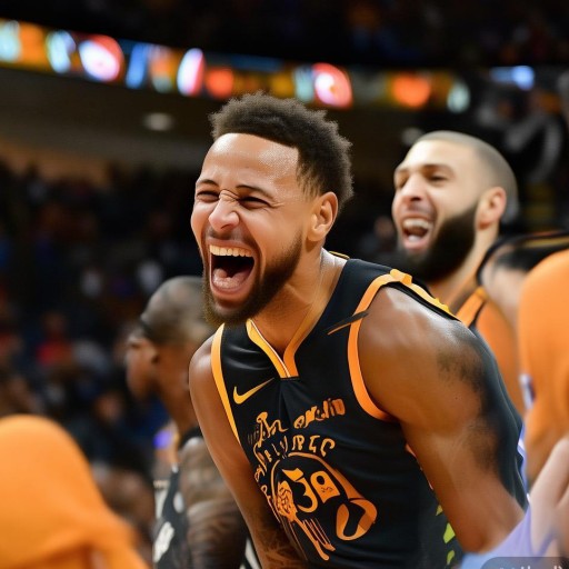 nba勇士搞笑？库里也太逗了吧！