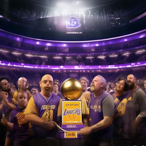 湖人队搬奖？